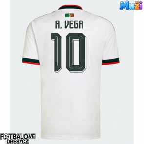 Mexiko Alexis Vega #10 Venkovní Dres MS 2026 Krátký Rukáv